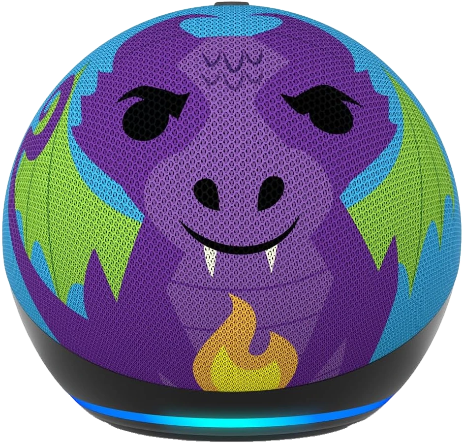 Echo Dot Kids · Dragón