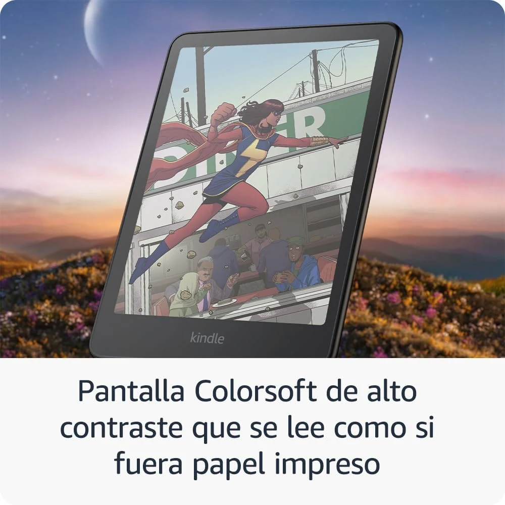Kindle Colorsoft · 16 GB: pantalla pensada para leer