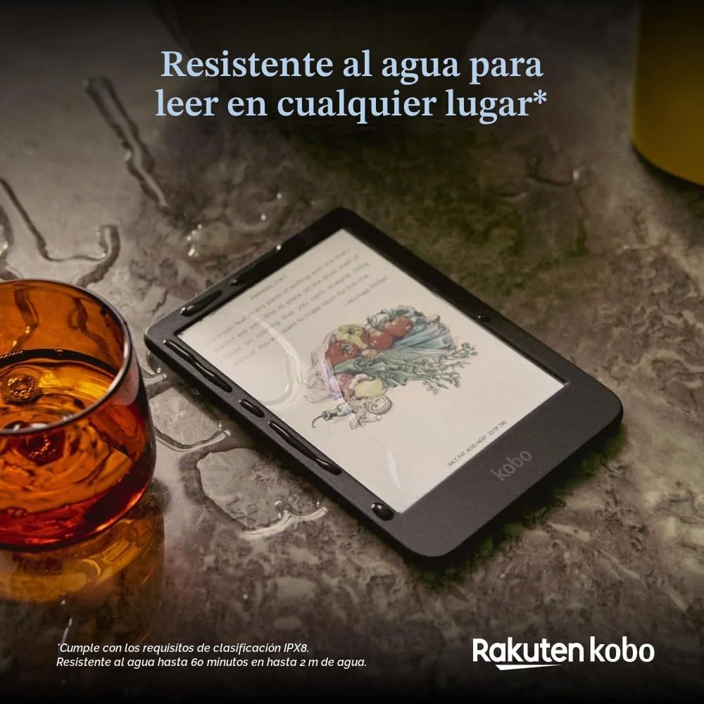 Kobo Clara Colour · 16 GB: lectura cerca del agua