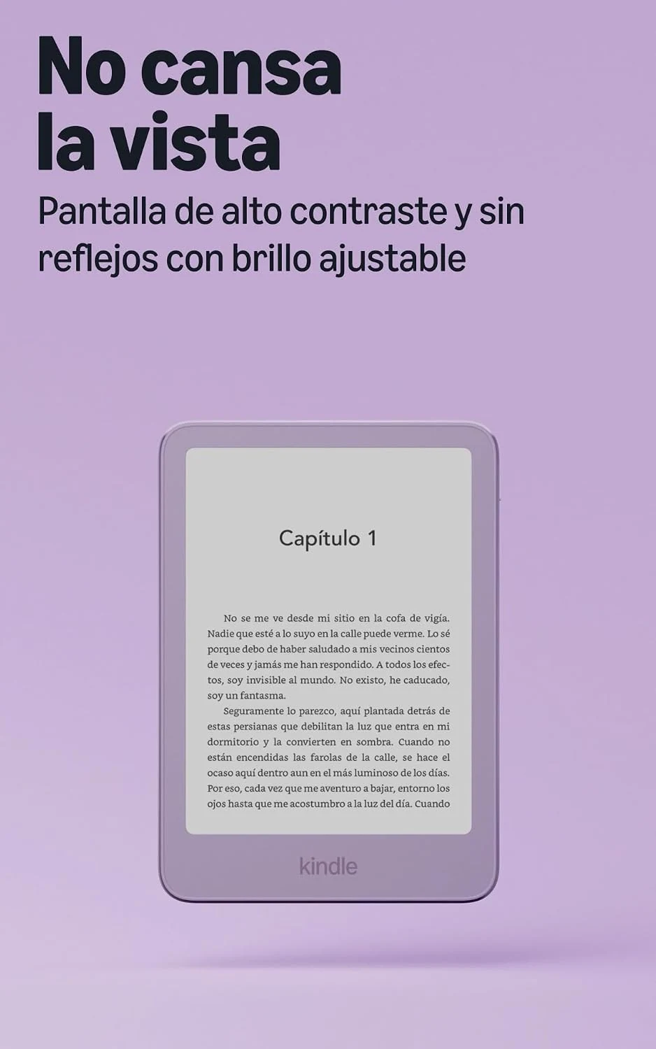 Kindle 2026 · 16 GB: cómodo para la vista