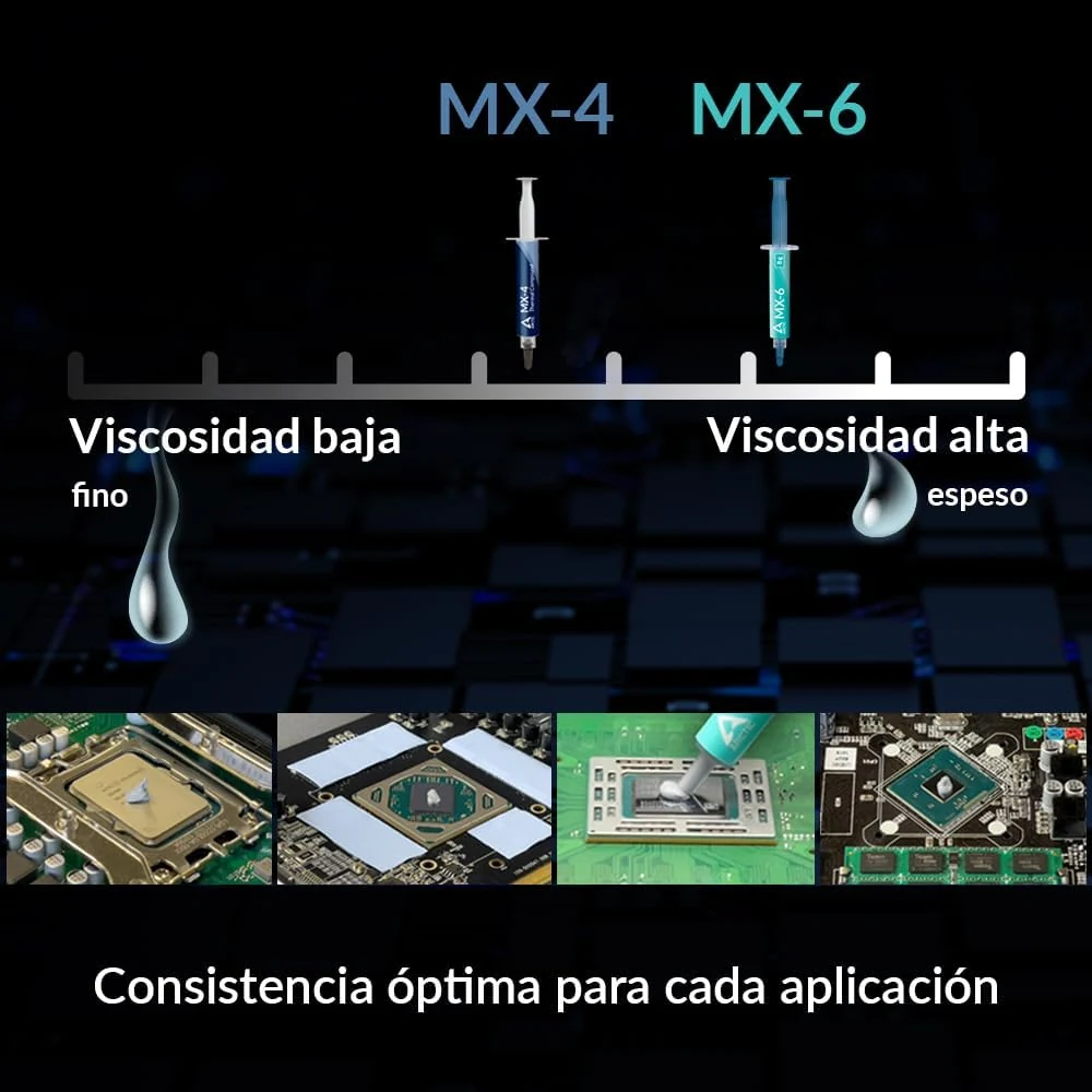 ARCTIC MX-6 · 8 g: consistencia de alta viscosidad