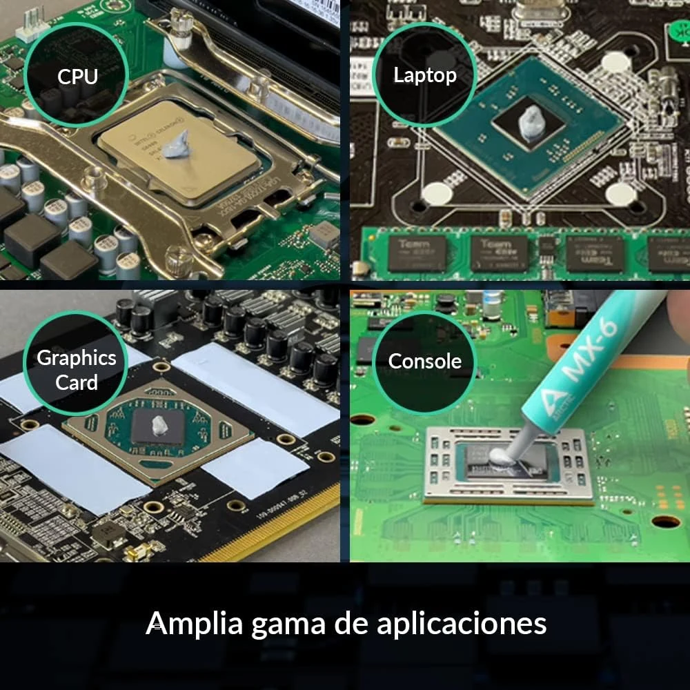 ARCTIC MX-6 · 8 g: para diferentes equipos