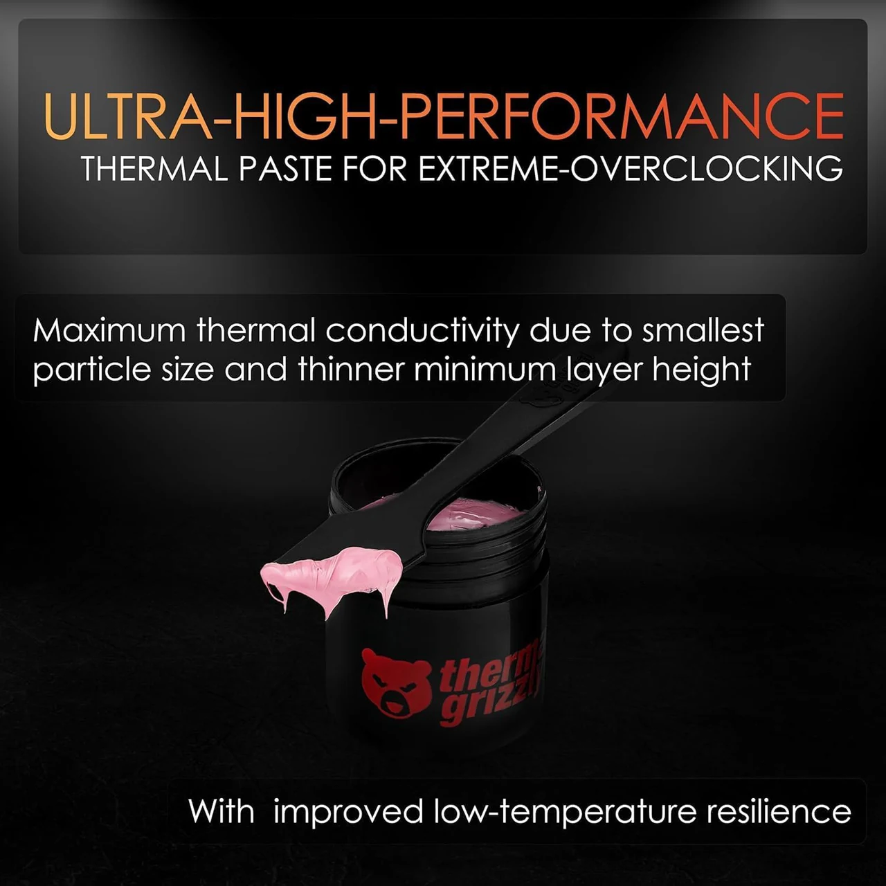 Thermal Grizzly Kryonaut Extreme · 2 g: capa de contacto fina